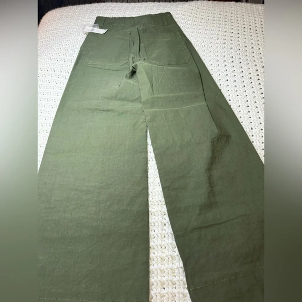 Anthropologie The Colette Magic Fabric Crop Wide-Leg Pants by Maeve | NWT | 24 - Picture 9 of 10